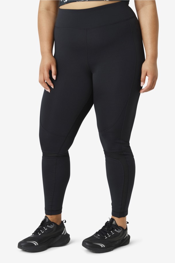 Legging Textura Fuerza Negro Fila Outlet