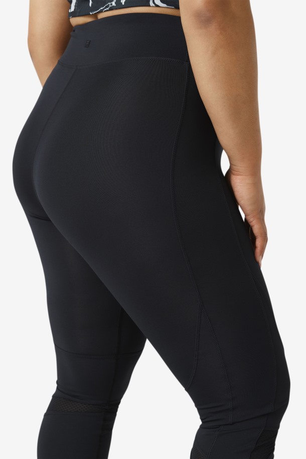 Legging Textura Fuerza Negro Fila Outlet