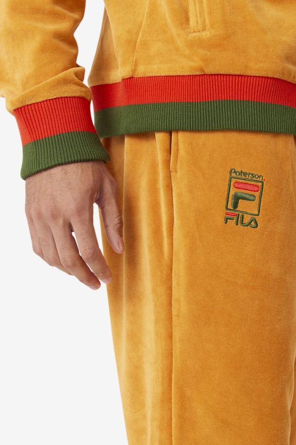 Desert Sun/poppy/douglas Fir Pantalón De Terciopelo Queue X Paterson Queue Outlets