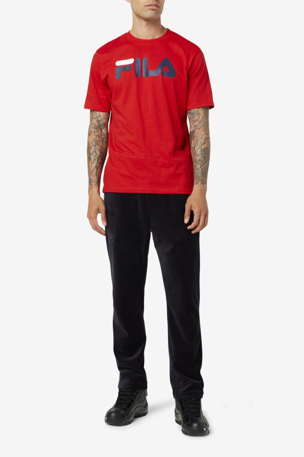 Camiseta Roja Con águila De Fila Outlets Para Hombre
