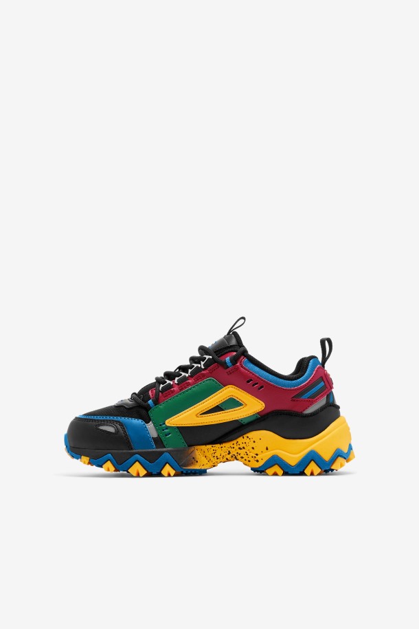 Negro/rojo Río/azul Imperial Fila Outlets Niños Pequeños Oaktmont Tr