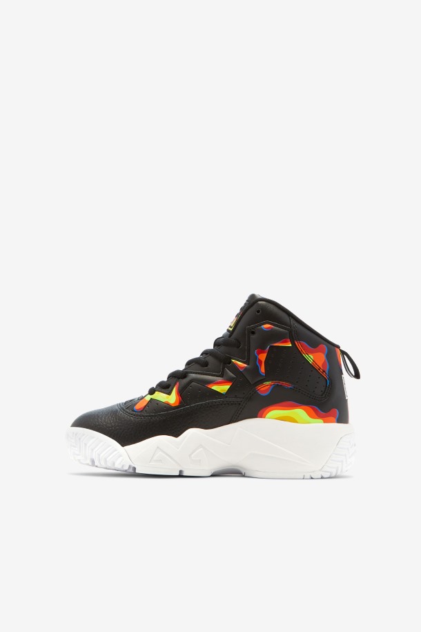 Negro/rojo Naranja/rojo Fila Outlets Niños Grandes Mb