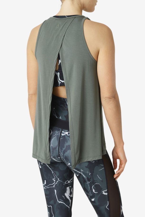 Fi-lux Camiseta Sin Mangas Con Espalda Abierta Tomillo Fila Outlets
