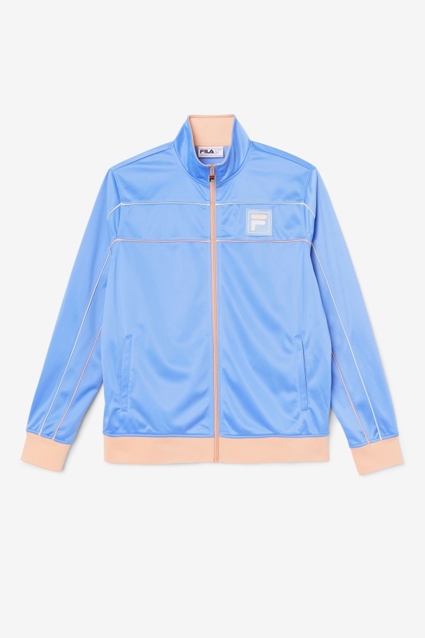 Chaqueta De Chándal Wayan De Fila Outlets Azul/coral Nube/piedra