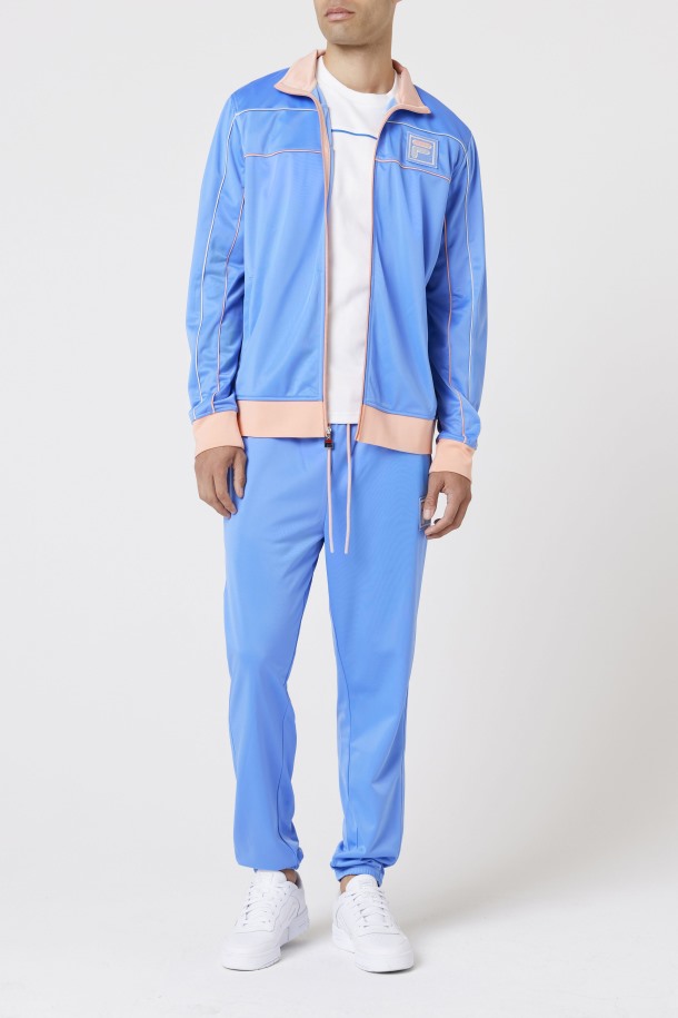 Chaqueta De Chándal Wayan De Fila Outlets Azul/coral Nube/piedra