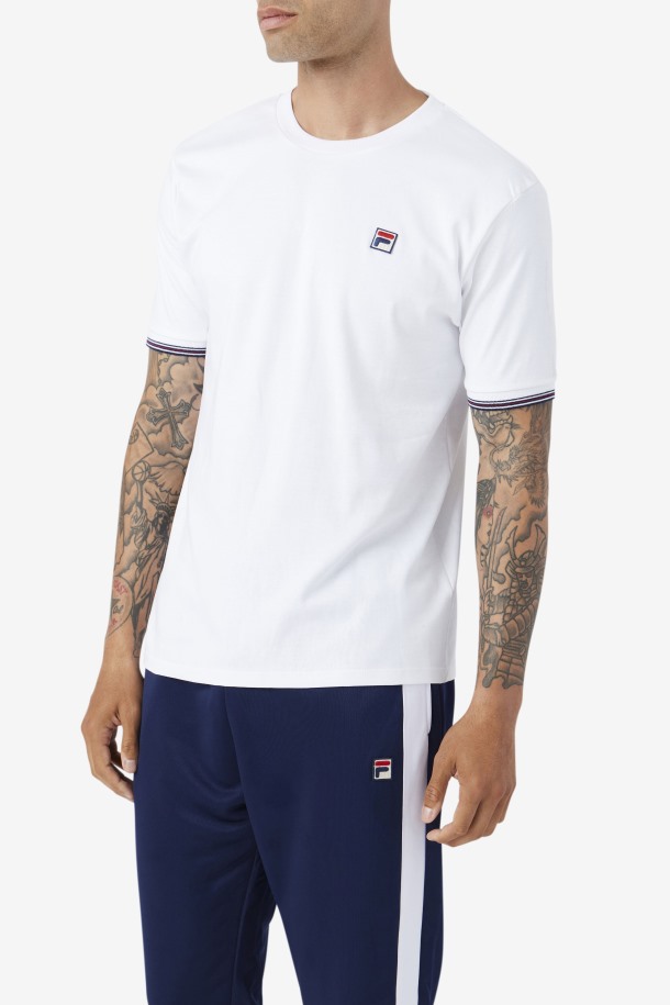Blanco Fila Puntos De Venta Caleb Crew