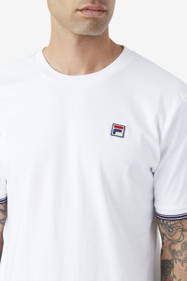 Blanco Fila Puntos De Venta Caleb Crew