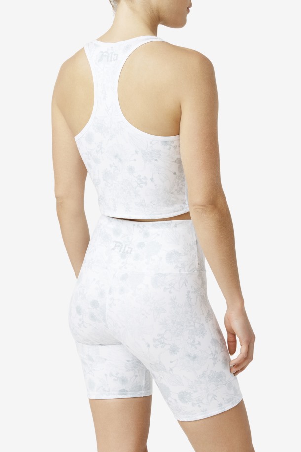Camiseta Sin Mangas Corta Reversible Zuri Blanco Fila Outlet