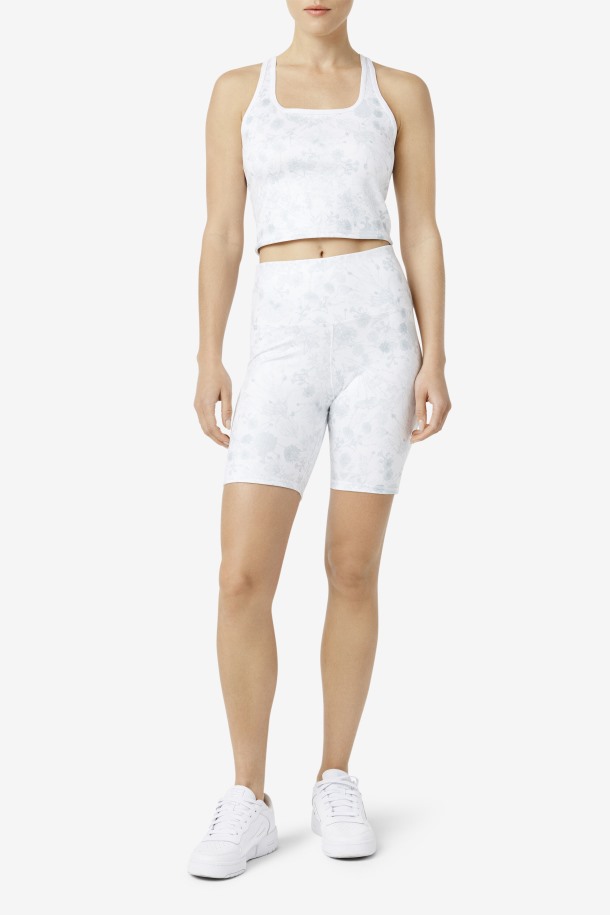 Camiseta Sin Mangas Corta Reversible Zuri Blanco Fila Outlet