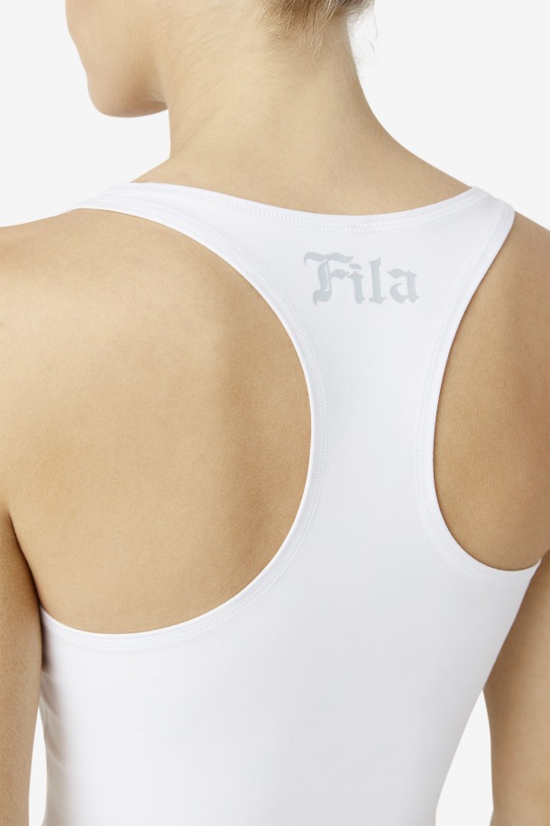 Camiseta Sin Mangas Corta Reversible Zuri Blanco Fila Outlet