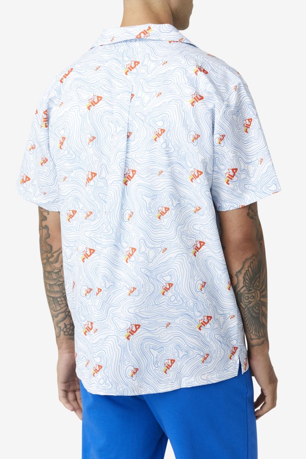 Fila Outlets Topo Caban Camiseta Blanca