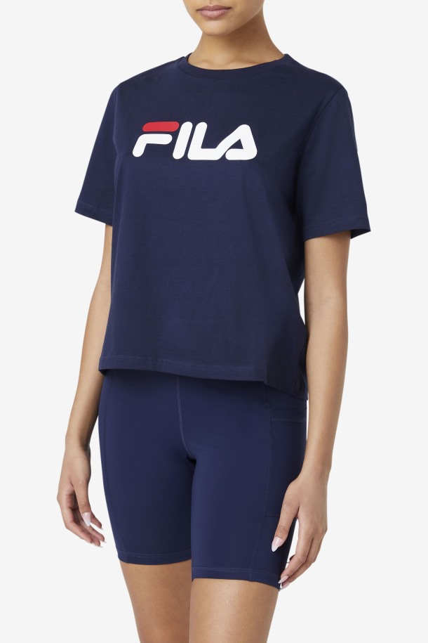 Camiseta Miss Eagle Peacoat/red/white Outlet Fila
