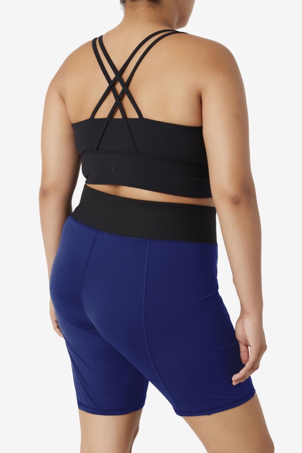 Navy Peony/Black Forza 8\" Texture Bike Short Fila Outlets
