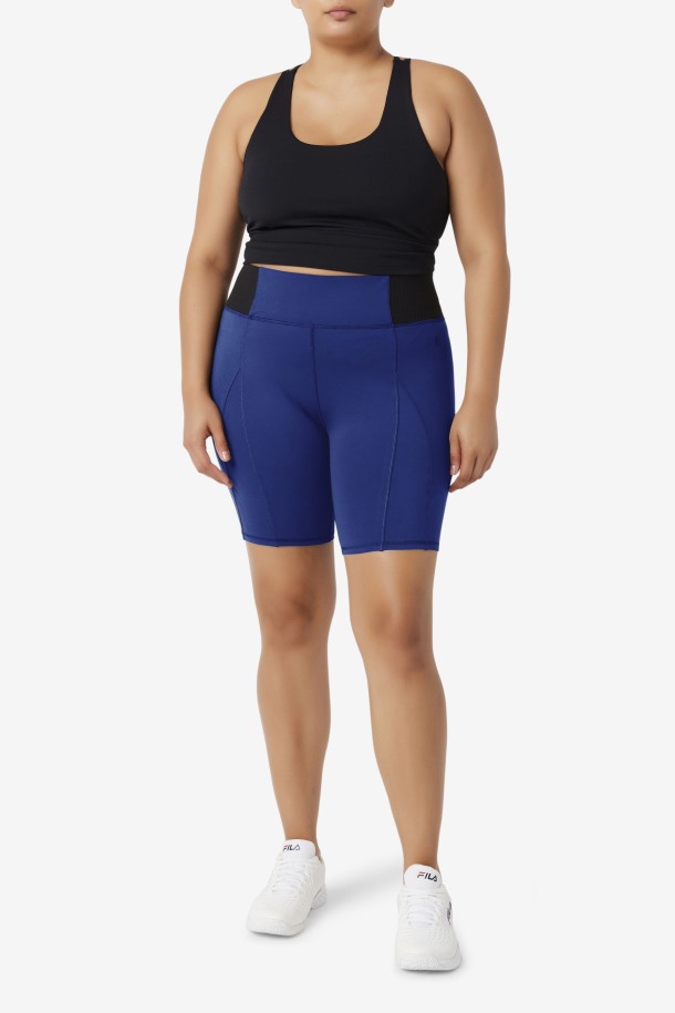 Navy Peony/Black Forza 8\" Texture Bike Short Fila Outlets