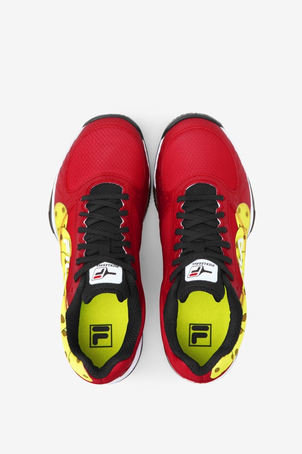 Fila Hombre Rojo/negro/amarillo Volley Zone Outlet
