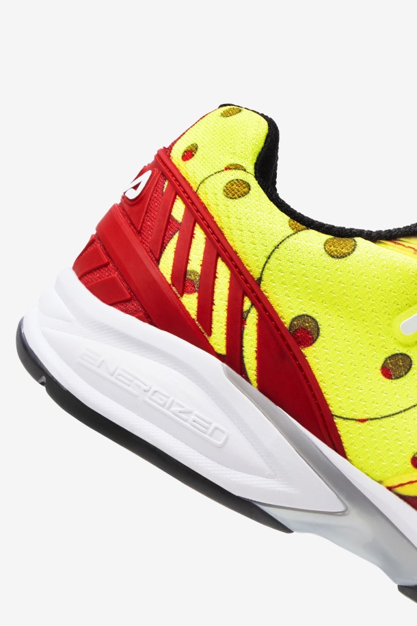 Fila Hombre Rojo/negro/amarillo Volley Zone Outlet