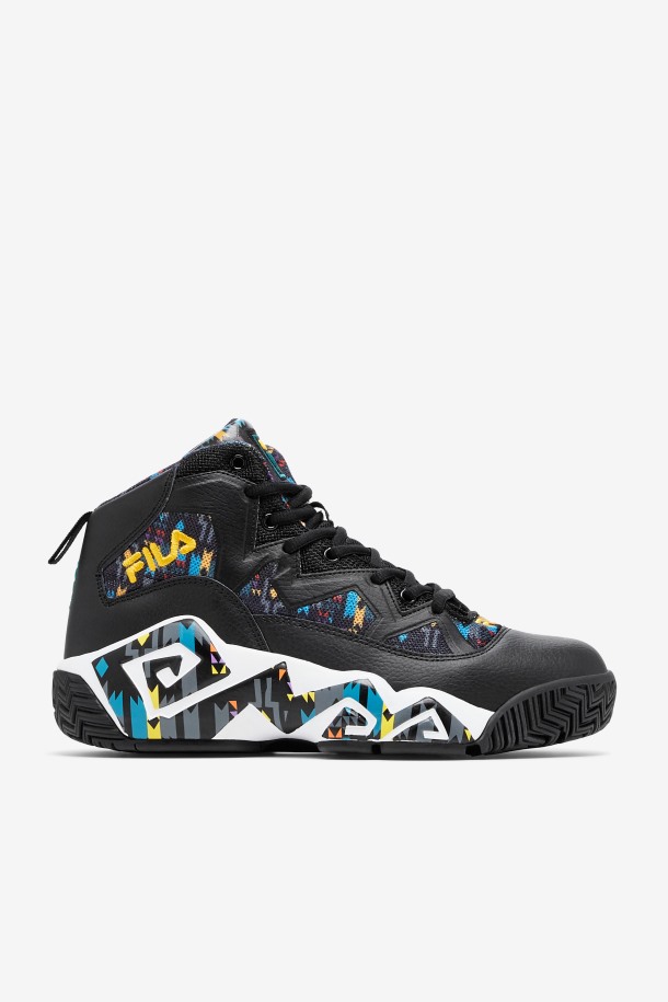 Mb Fila Outlet Hombre Negro/junio Bug/saffron