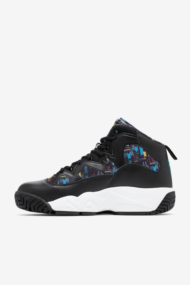 Mb Fila Outlet Hombre Negro/junio Bug/saffron