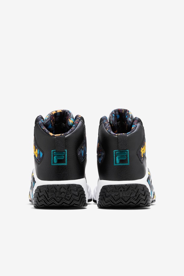 Mb Fila Outlet Hombre Negro/junio Bug/saffron