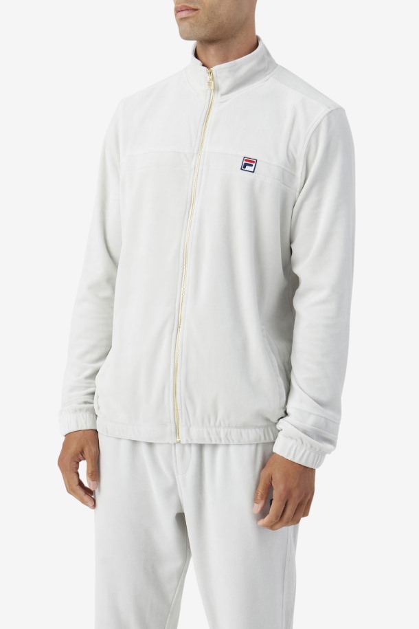 Fila Outlets Ravid Terciopelo Chaqueta Amanecer Azul
