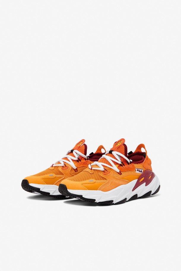 Zapatillas Fila Mujer Ray Tracer Evo 2 Oro/naranja/blanco