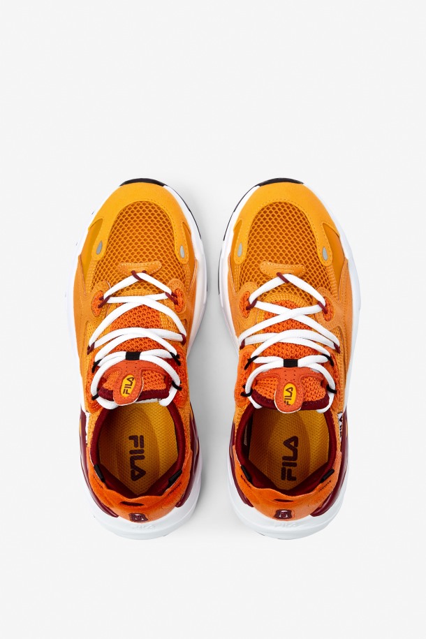 Zapatillas Fila Mujer Ray Tracer Evo 2 Oro/naranja/blanco