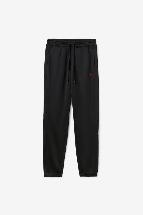 Pantalón De Chándal Albania Negro/rojo De Fila Outlets