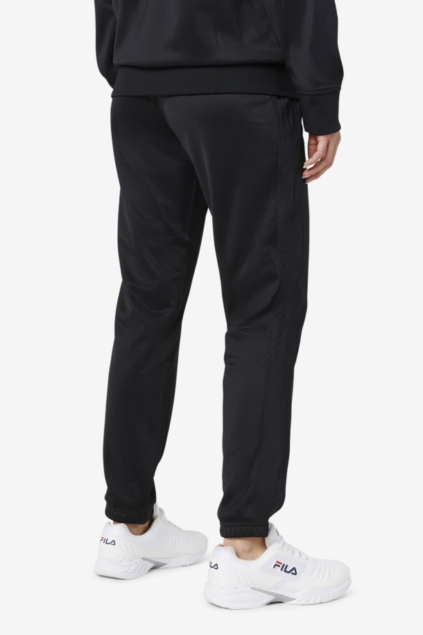 Pantalón De Chándal Albania Negro/rojo De Fila Outlets
