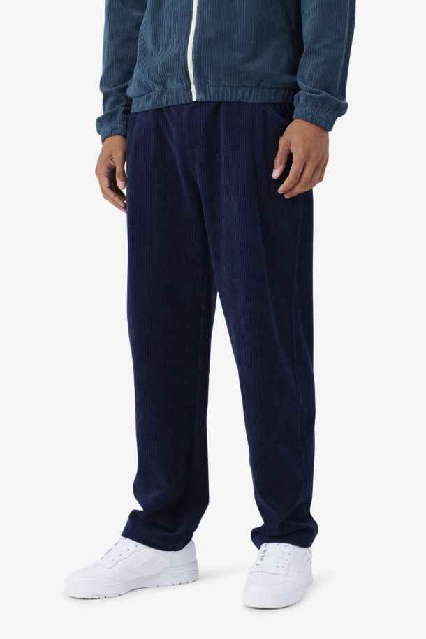 Pantalon Prior Terciopelo Navy Fila Outlet