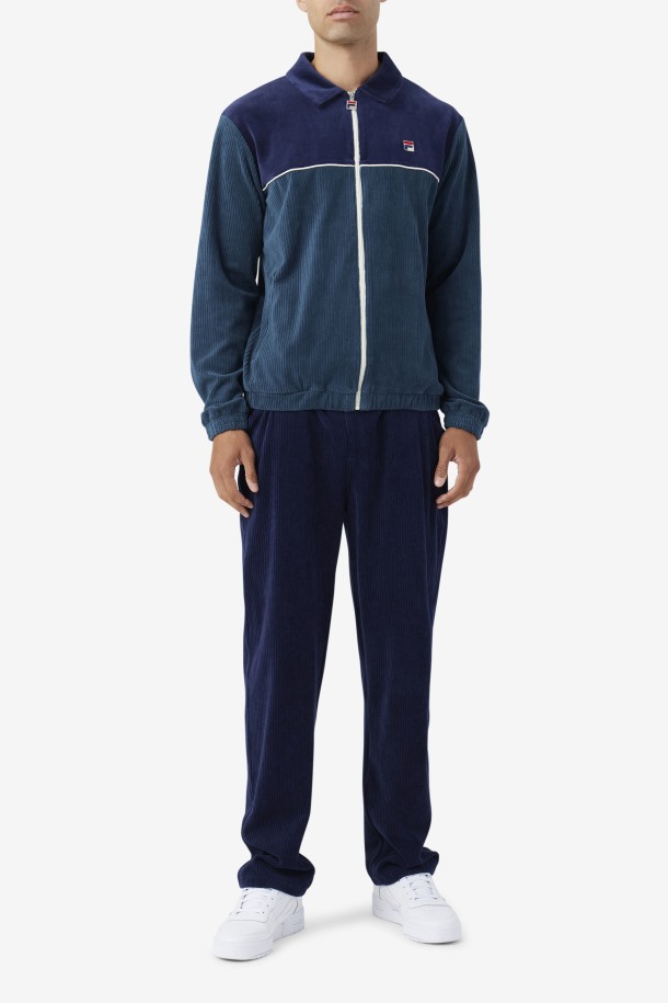 Pantalon Prior Terciopelo Navy Fila Outlet