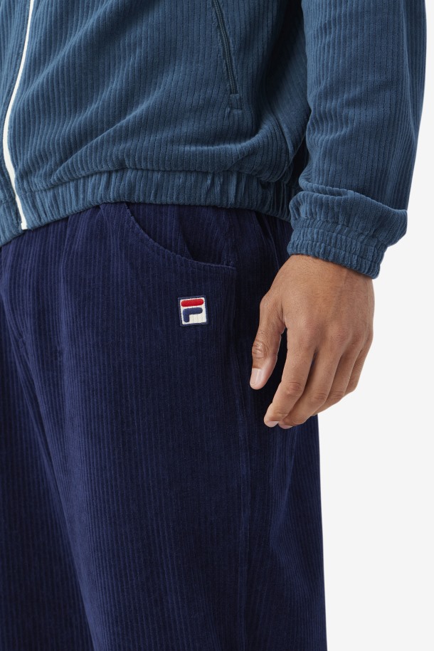 Pantalon Prior Terciopelo Navy Fila Outlet