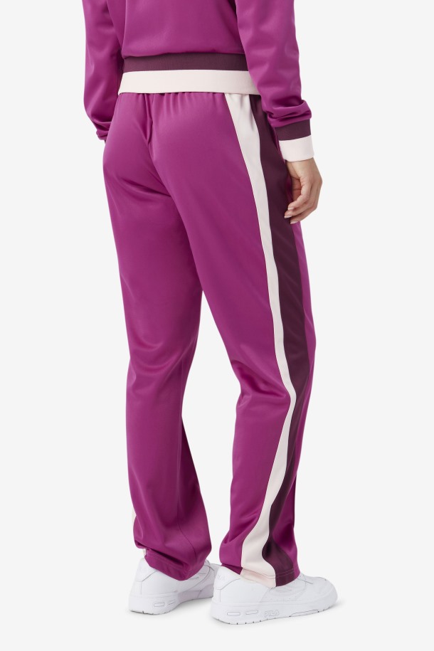 Rouge/grape Wine/potpourri Fila Outlets Pantalones De Chándal Arenosos