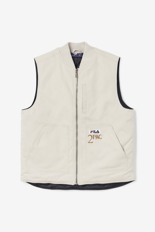 Chaleco Fila Outlet 2pac Paloma/negro