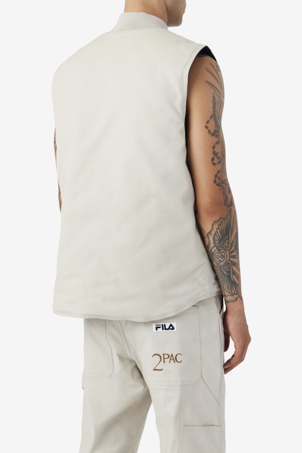 Chaleco Fila Outlet 2pac Paloma/negro