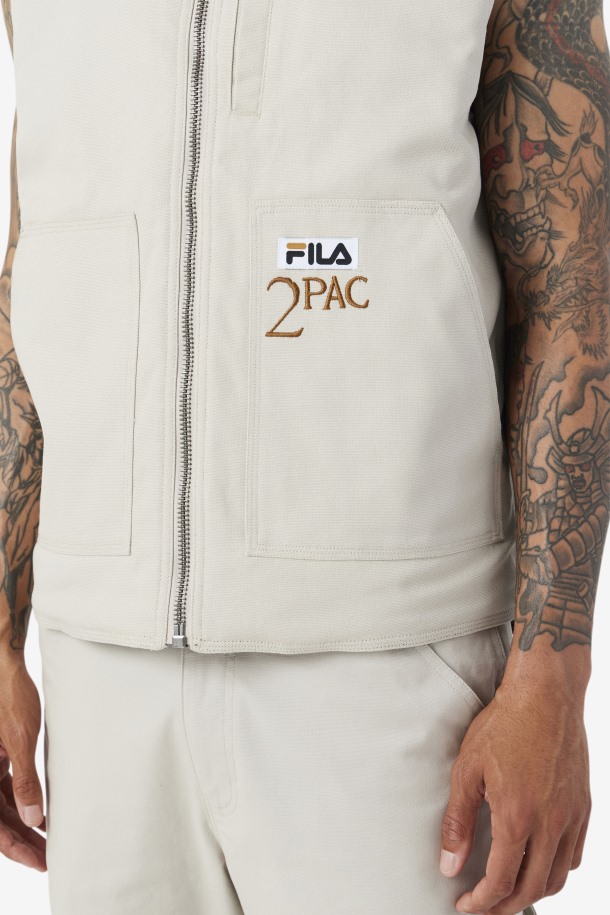 Chaleco Fila Outlet 2pac Paloma/negro