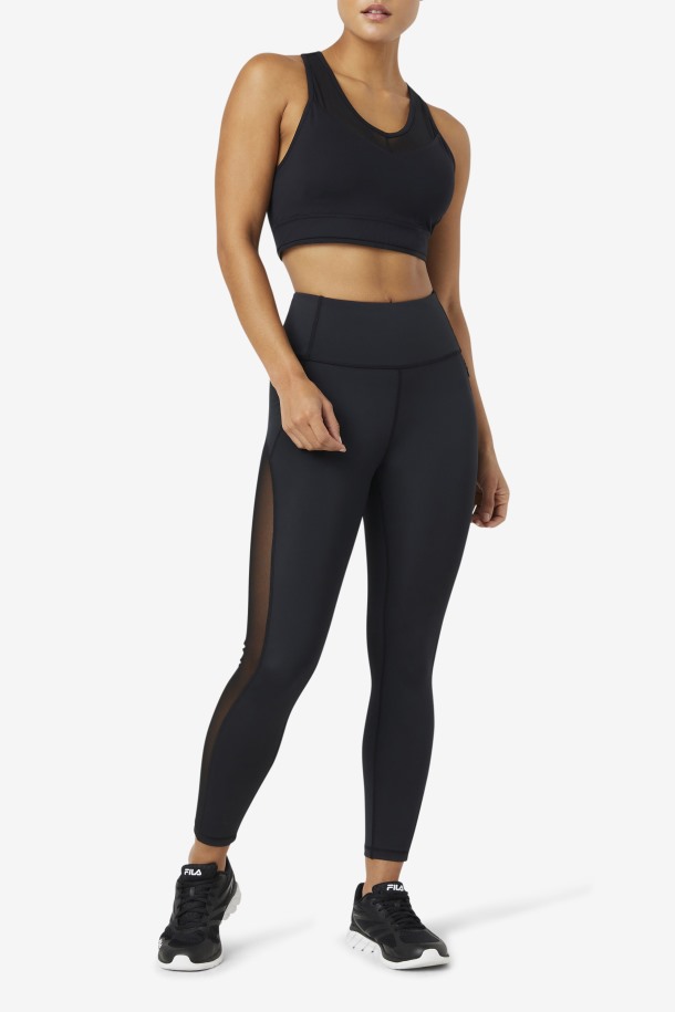 Fila Outlets Uplift Racerback Bra Top Negro
