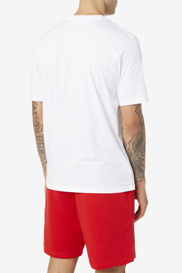 Camiseta Blanca Con Bolsillo Curtis Fila Outlet