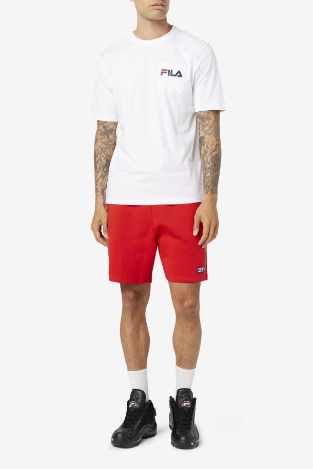 Camiseta Blanca Con Bolsillo Curtis Fila Outlet