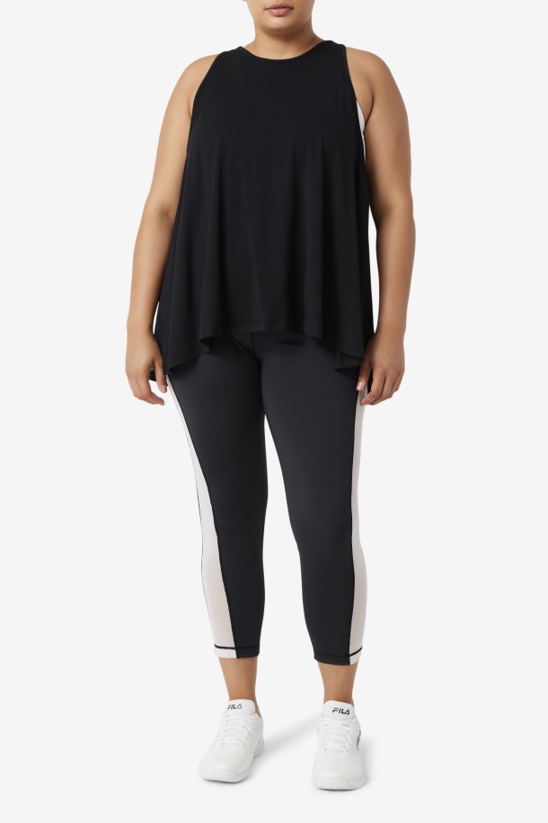 Camiseta Fi-lux Espalda Abierta Sin Mangas Fila Outlets Negro