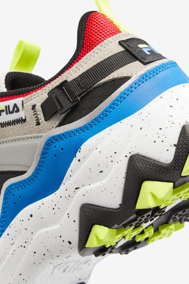 Zapatillas Fila Hombre Blancas/negras/azules Excursion