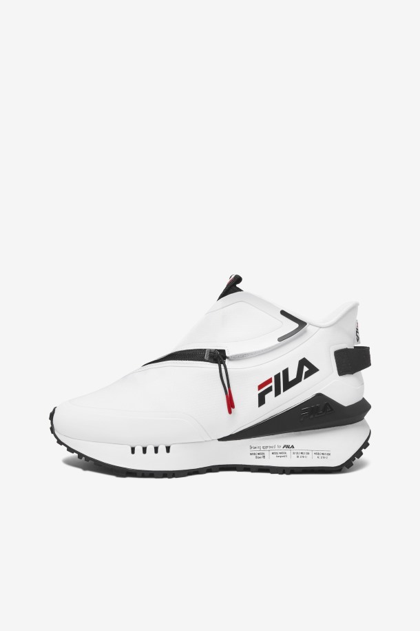 Zapatillas De Mujer Space Runner Blancas/negras/rojas Fila Baratas