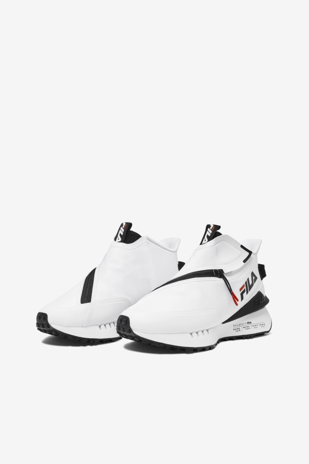 Zapatillas De Mujer Space Runner Blancas/negras/rojas Fila Baratas