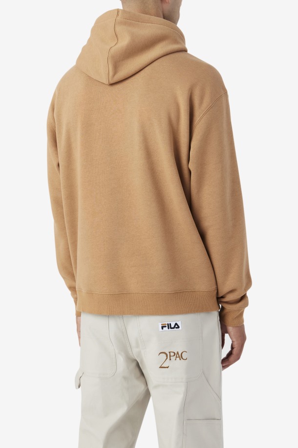 Sudadera Con Parche 2pac Fila Outlets Marrón Tabaco