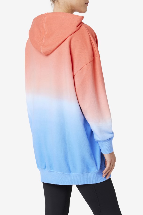 Sudadera Con Capucha Extragrande Destino Naranja/carisma/cayenne Fila Outlet