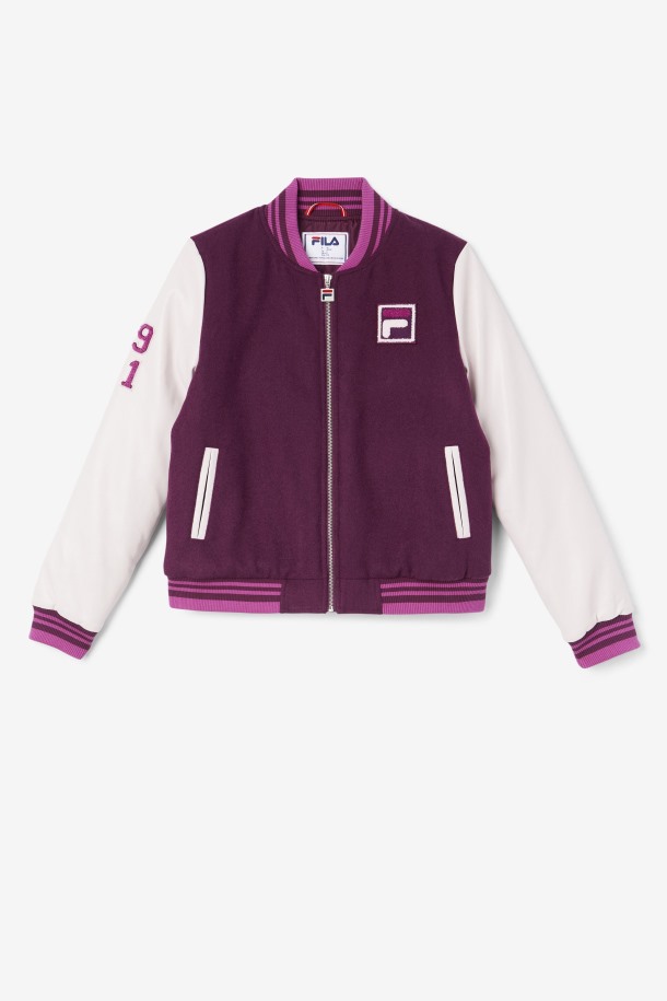 Row Outlets Vino De Uva / Popurrí / Rouge Chaqueta Universitaria Dixon