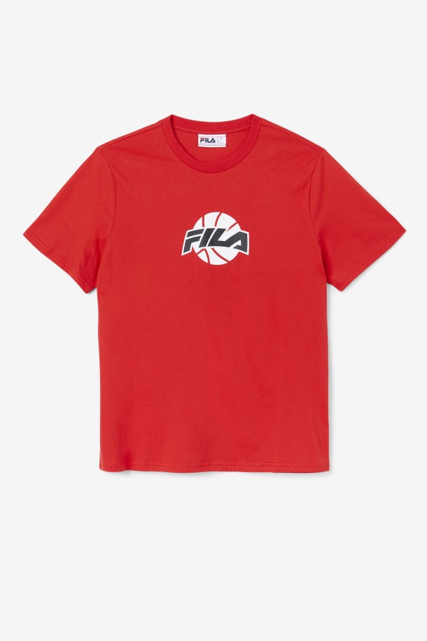 Camiseta Nomi Fila Outlets Rojo/blanco/negro