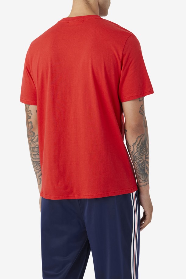 Camiseta Nomi Fila Outlets Rojo/blanco/negro