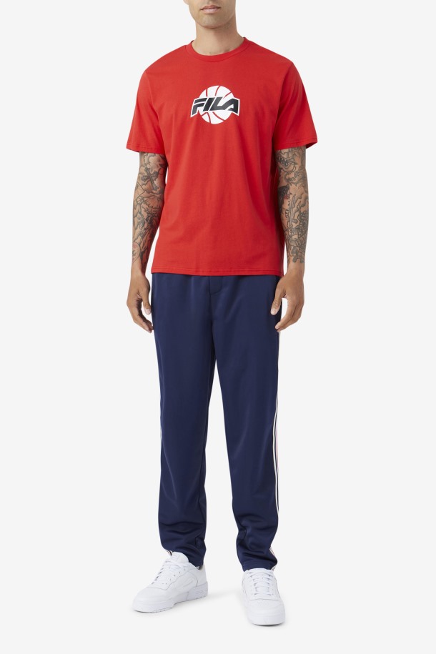 Camiseta Nomi Fila Outlets Rojo/blanco/negro