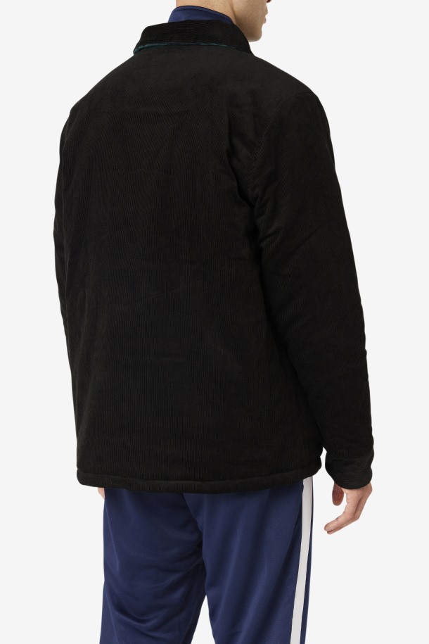 Chaqueta Reversible Negra/june Bug Crank Outlet Fila Outlet