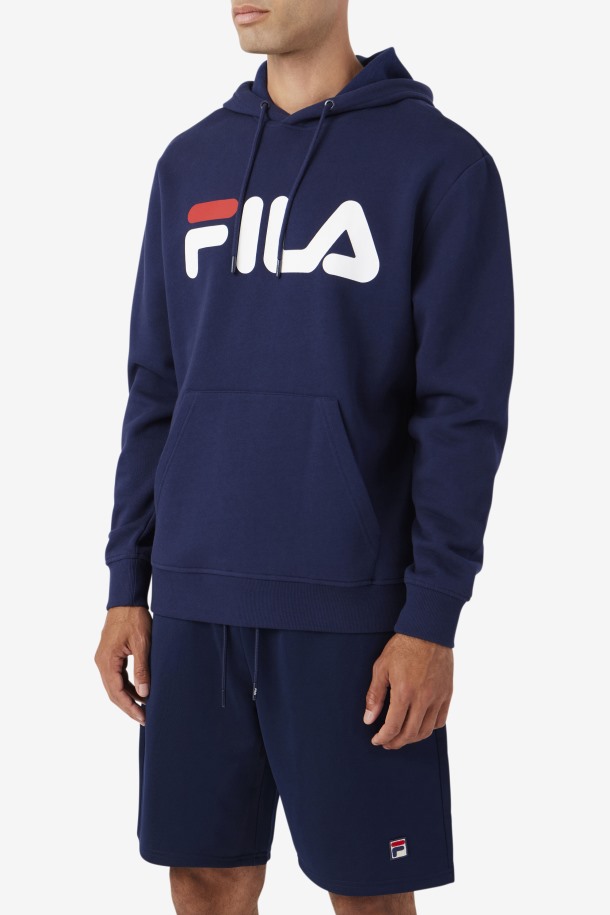 Samari Sudadera Con Capucha Azul Marino/blanco/rojo Fila Outlet